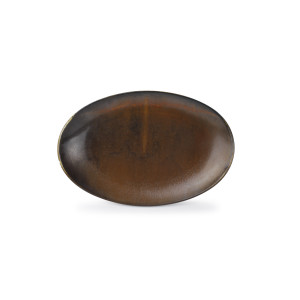 Escura dkl braun Teller oval 31x20,5cm